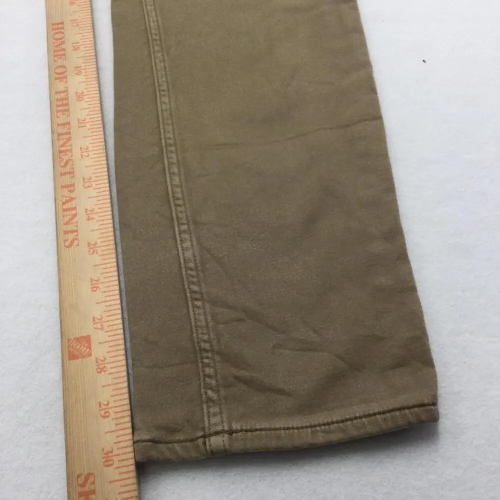 Banana Republic Jeans Mens 32x32 Beige Straight Leg Denim Zip Fly Stretch Casual